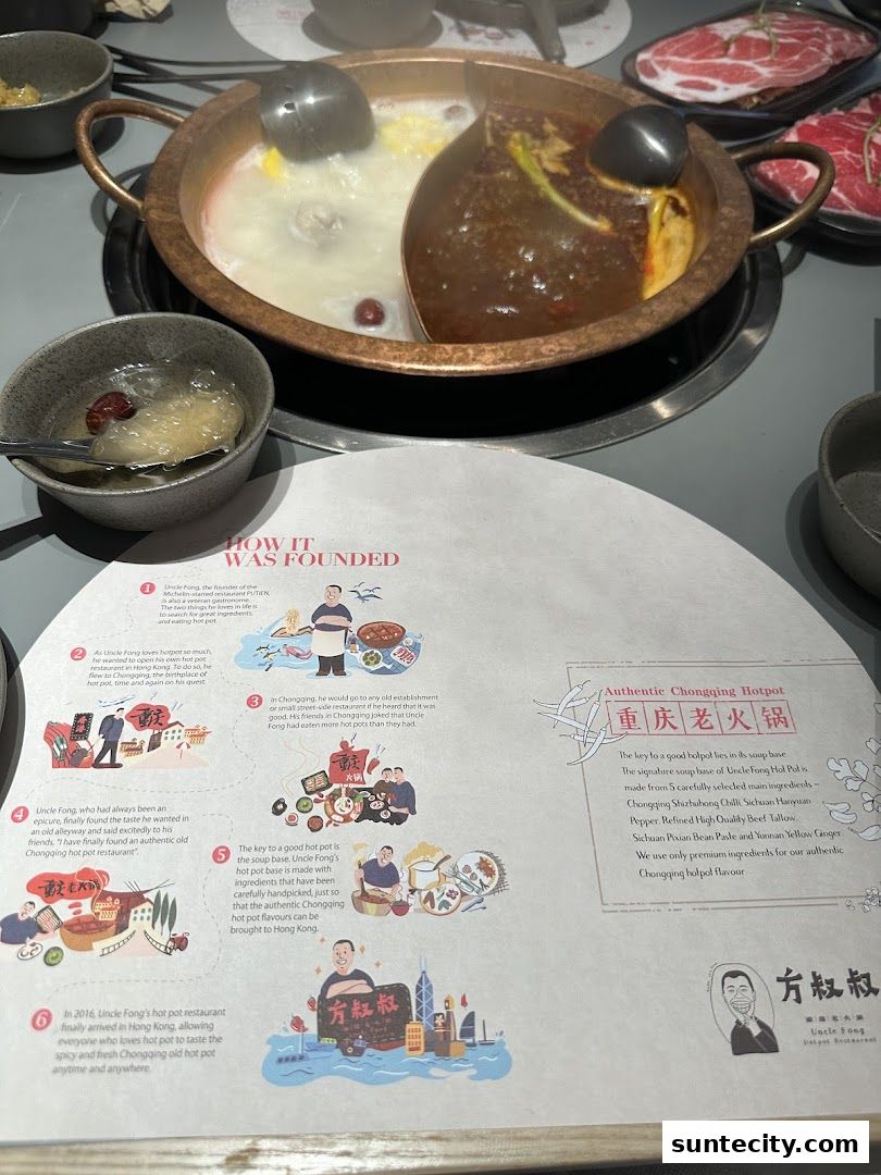 Uncle Fong Hotpot Restaurant Suntec City 方叔叔重庆老火锅
