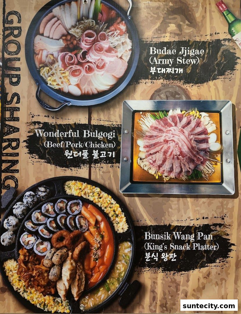 Menu page for Wonderful BapSang