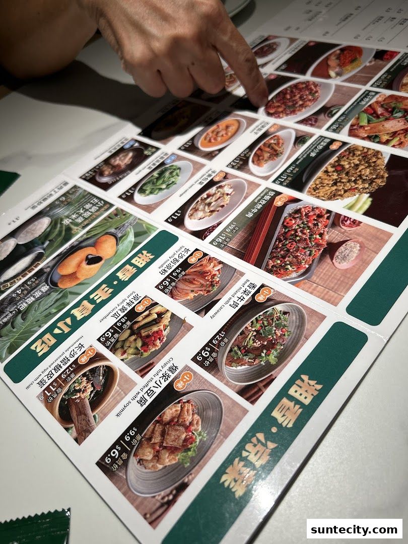 Menu page for Xiang Xiang Hunan Cuisine 湘香湖南菜  Suntec City